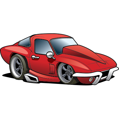 red 1967 corvette
